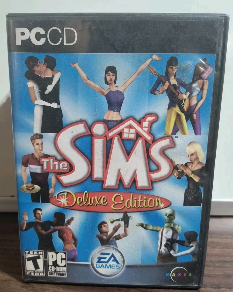 The Sims 2 PC CD ROM Lot of 4 Deluxe Edition Nightlife Free Time Family Fun Game - Image 2 of 4