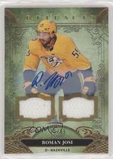 2020-21 Upper Deck Artifacts Stars Material Gold /65 Roman Josi #104 Auto 0c3