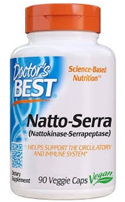 Doctor's Best Natto-Serra Vitamin Capsule - 90 Count