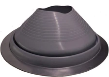 Grey EPDM round Flexible Roof Jack Pipe Boot Metal Roofing Pipe Flashing - 100% 
