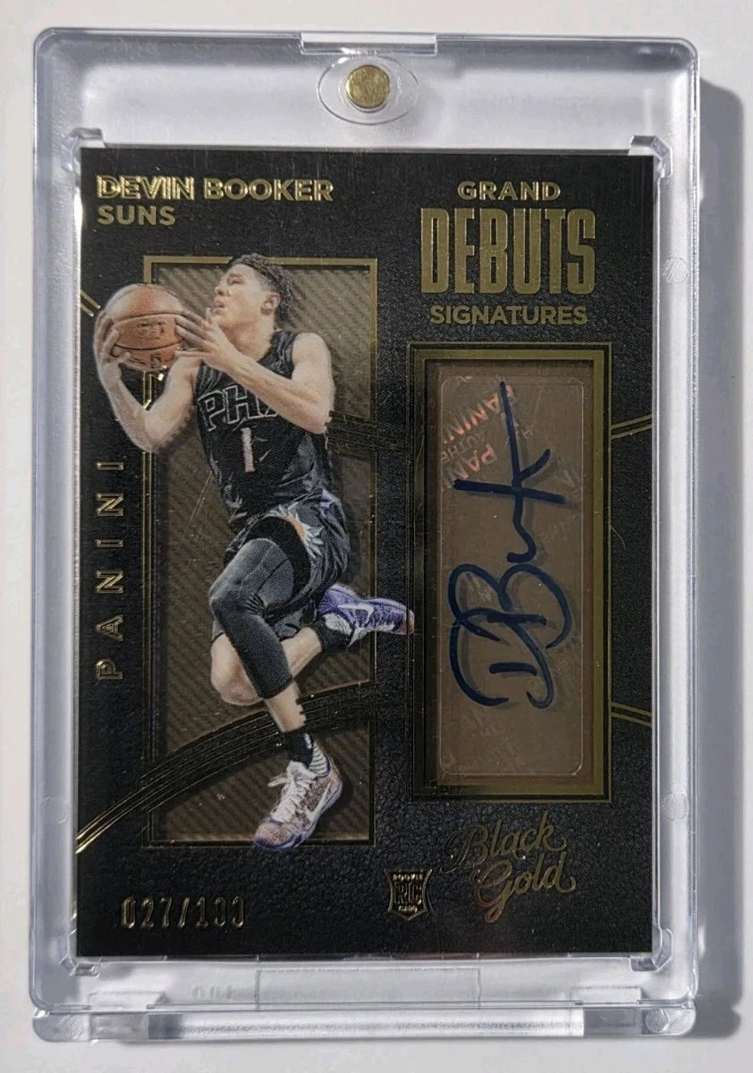 Panini Devin Booker Basketball Autographed Sports Trading Cards