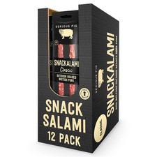 Serious Pig Snackalami Classic Salami Snacks (12 x 30g)