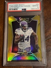 2014 Panini Select - # 26 Cordarrelle Patterson Gold Prizm / 10 PSA Gem Mint 10