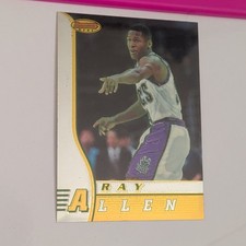 Topps 1996-97 Bowman's Best Ray Allen Rookie Insert #R5 Bucks NBA Basketball
