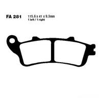 Bremsbelag BremsbeläGe EBC SFA281 Vorne FüR Honda NSS 250 A Jazz ABS 2001-2004