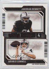 2023 Panini Contenders Round Numbers Bronze Aidan O'Connell Jakorian Bennett 1f8