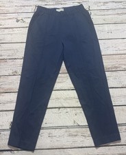 Everlane The Dream Pull On Pants Small Navy Blue Straight Leg Career Drawstring