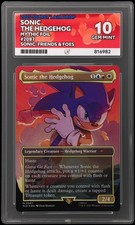 MTG Secret Lair - Sonic the Hedgehog - Foil Ace Graded Gem Mint 10
