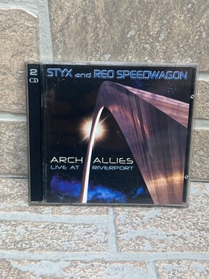 STYX and REO SPEEDWAGON ''ARCH ALLIES LIVE AT RIVERPORT'' CD 2 Discs