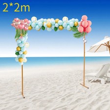 2 2m Wedding Arch Stand Flower Road Lead Backdrop Rack Metal Balloon FlowerFrame