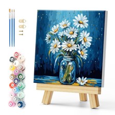 Natuyalo Paint by Numbers Kit for Adults Beginner DIY Acrylic Canvas Art 12x12