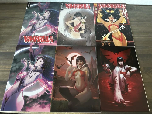 Vampirella Comic Lot - (Dynamite) Rose Besch Virgin Variant Exclusive - Mixed NM