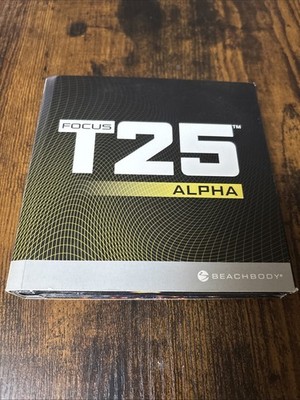 Beachbody Focus T25 Alpha Beta Get It Done Workout DVD Set