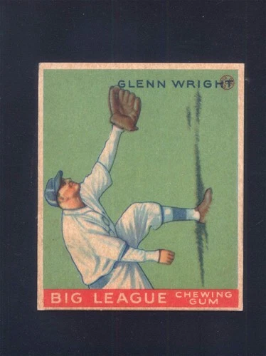 1933 Goudey World Wide Gum #77 Glenn Wright Dodgers (GD) 009100