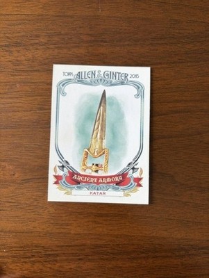 2015 Topps Allen Ginter Ancient Armory # AA-6 Katar