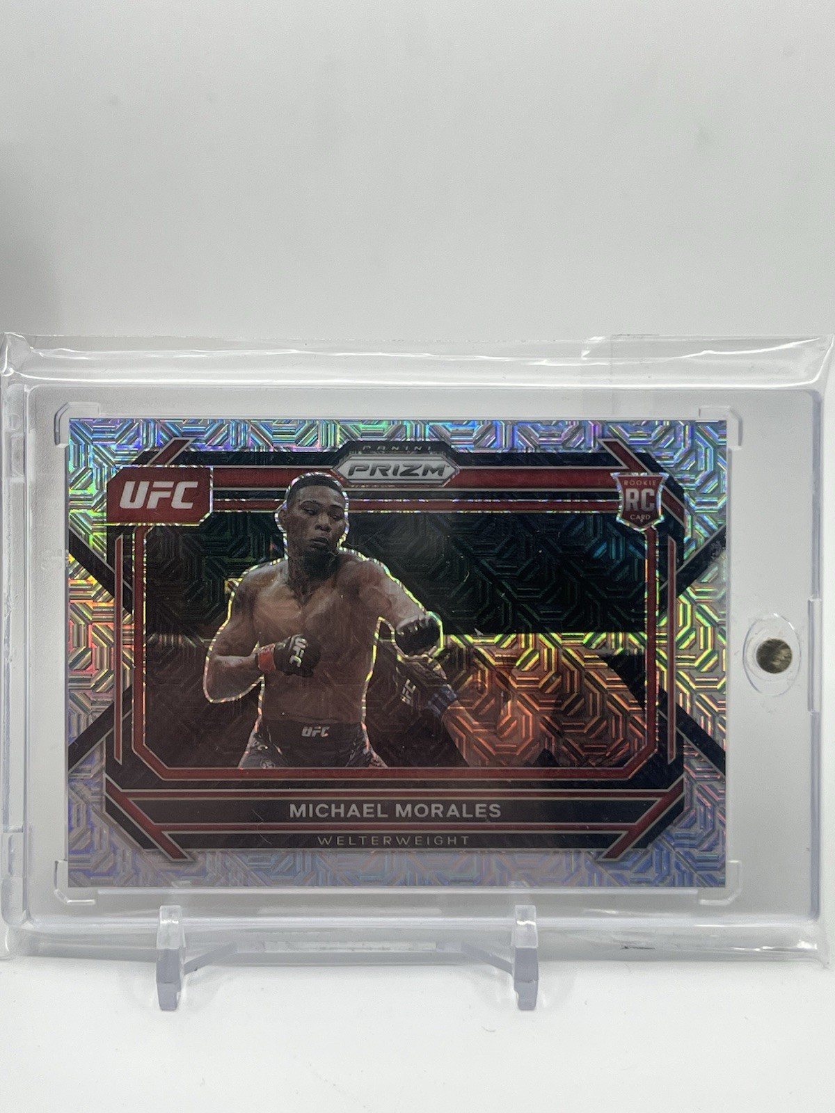 2023 PANINI PRIZM UFC #97 MICHAEL MORALES MOJO PRIZM RC ROOKIE /25