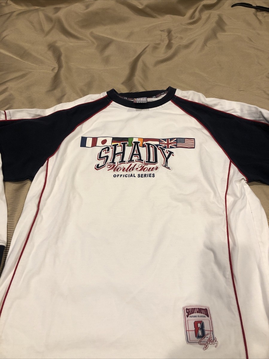 New Vintage Shady World Tour LTD Long Sleeve Eminem Rap Hip