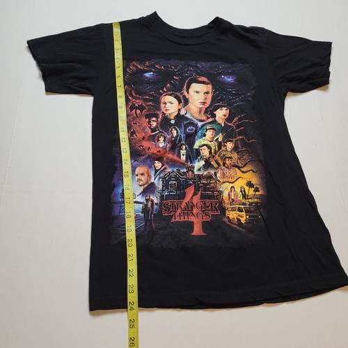 Netflix Stranger Things T-Shirt Mens S Black Tee ?76 - Picture 3 of 5
