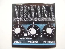 🎸 Vintage Nirvana Amp Sticker 4.5"x4.5" C&D Visionary 2011 Grunge Rock Band