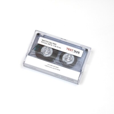 Speed Test Tape, 0.15'' (3,81 mm), 4,76 cm/s, 3150 Hz, W & F:   0,04% bew. (DIN)