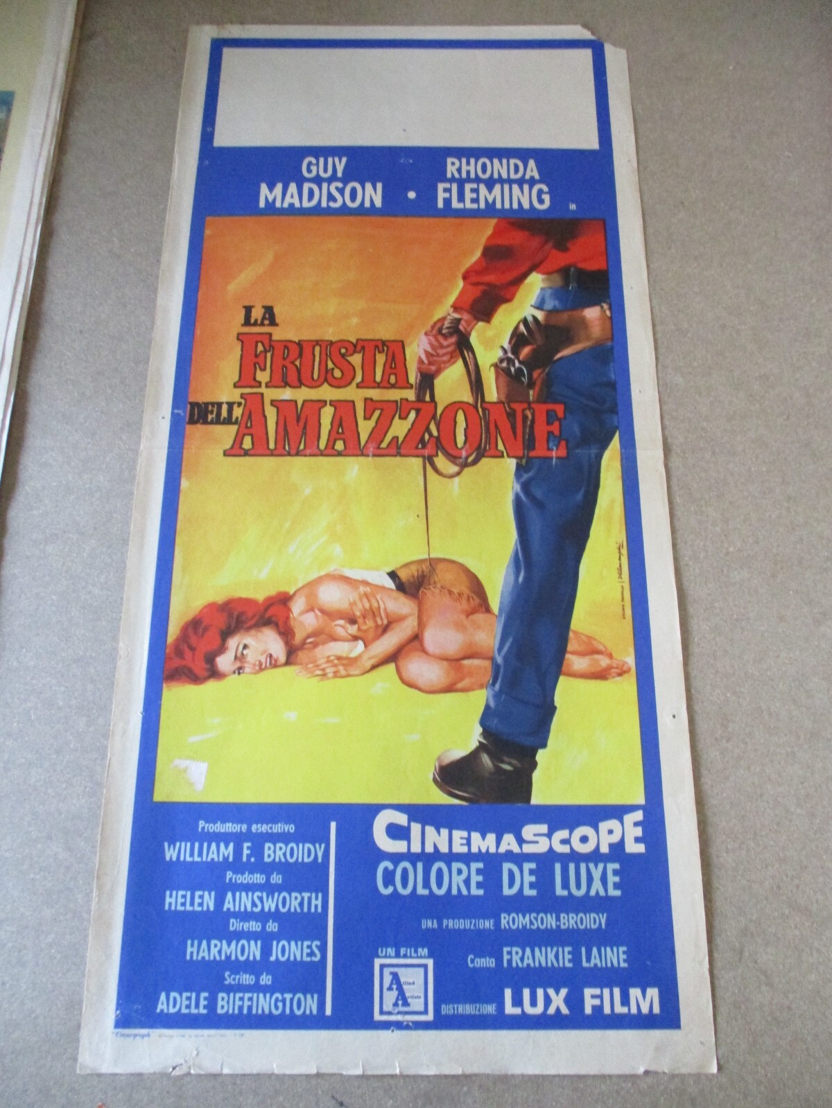 Locandina di La frusta dell'amazzone (1958)