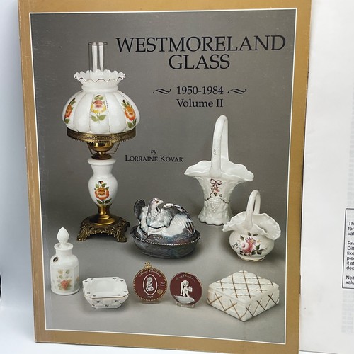 Book 1991 Westmoreland Glass Volume 1 With Price Guide Soft Cover 1950 1984 - Foto 2 di 11