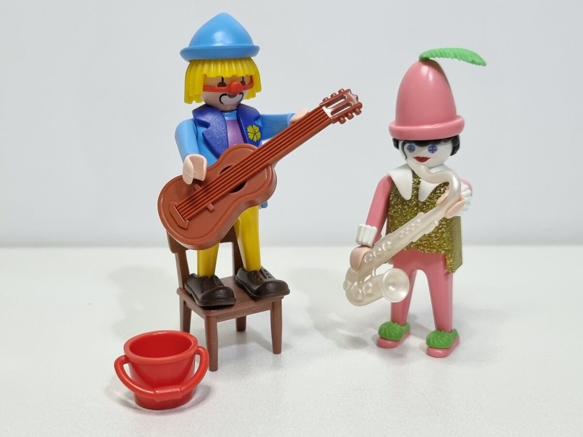 Playmobil 3392 Antique Pink Clown Musician Circus Romani Playmobil 3392 Antique Pink Clown Musician Circus Romani