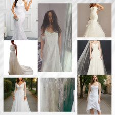 WEDDING DRESSES LOT OF 8