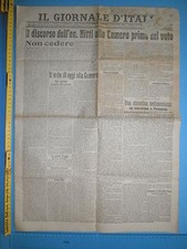 22/12/1919 THE NEWSPAPER OF ITALY Speech of Hon. Nitti before the vote 244