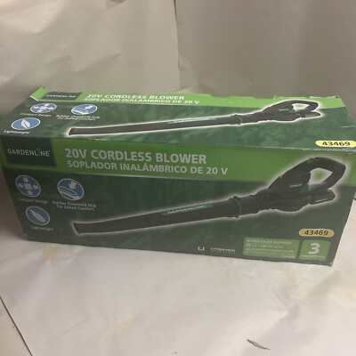 #ad Gardenline 20v Cordless Leaf Blower Tested amp; Working $51.00