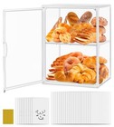 YMJOINMX Large Clear Bread Box For Kitchen Countertop Storage Container