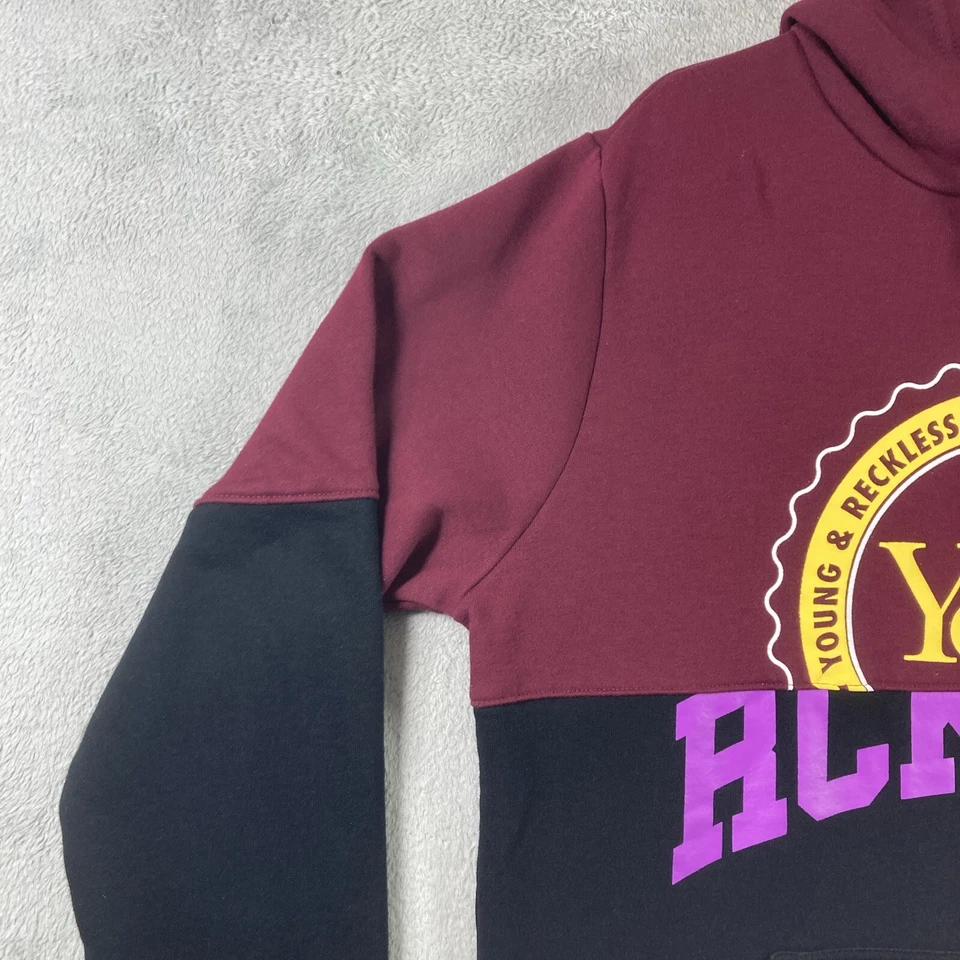 Young & Reckless Hoodie Adult Large Colorblock Pullover LA California Sweatshirt - Image 4 of 4