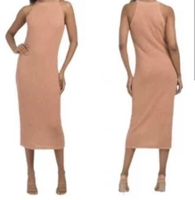 House of Harlow 1960 Womens Crochet Knit Midi Dress Size Large