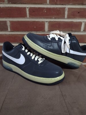 air force 1 black and white reflective