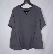 Climate Right By Cuddl Duds Scrubs Scrub Top Shirt Women's Size 2X