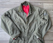Oshkosh Sanforized Coveralls L Mens Green Work Wear USA Union Made Vintage