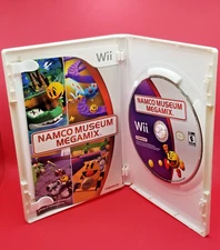 Wii Nintendo Namco Museum Megamix Video Game w/Case-Sleeve-Manual 2006