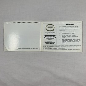 NES MTV Remote Control Nintendo Authentic Instruction Manual Booklet Only