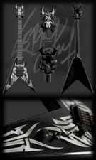 Rare Collectible B.c. Rich Kerry King Signature V Guitar