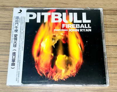 Pitbull Featuring John Ryan Fireball EU Single CD Brand New Factory Sealed