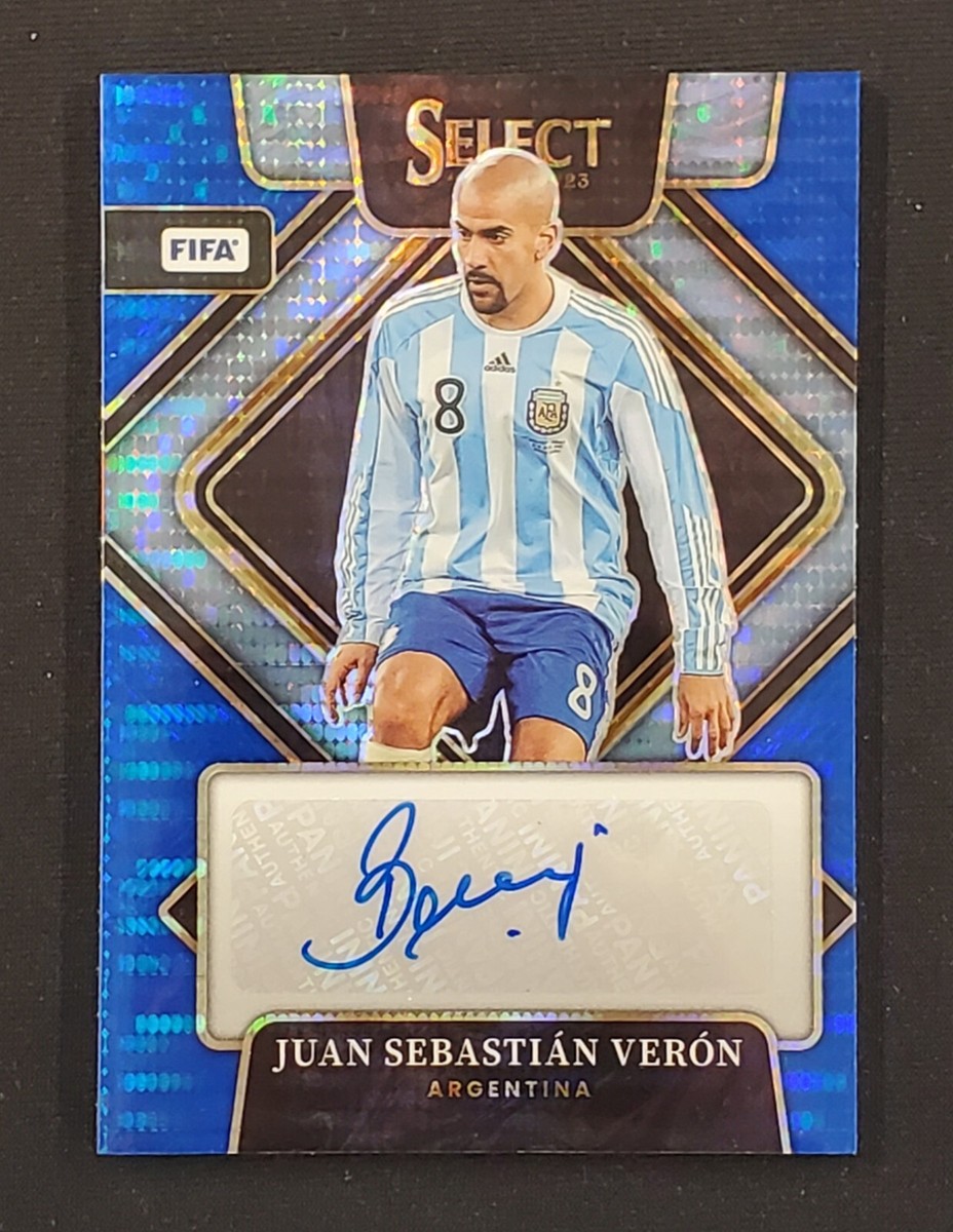JUAN SEBASTIAN VERON オートカード 2022-23 Select FIFA Juan Sebastian Veron Signatures Auto