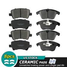 Front & Rear Disc Ceramic Brake Pads For Land Rover LR2 Volvo S80 V60 XC70