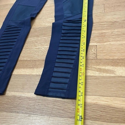 Alo Yoga Moto Leggings Blue M - Picture 13 of 14