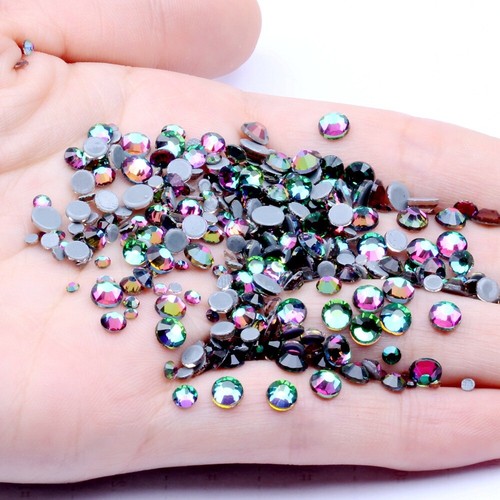 40 Colour 1440pcs Hot Fix Rhinestones FlatBack GLASS Crystals Clothes Decoretion - Picture 42 of 49