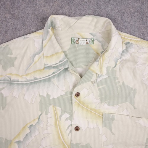 Tommy Bahama Button Up Shirt XL Silk Floral Multicolor Hawaiian Camp Travel Mens - Picture 2 of 7