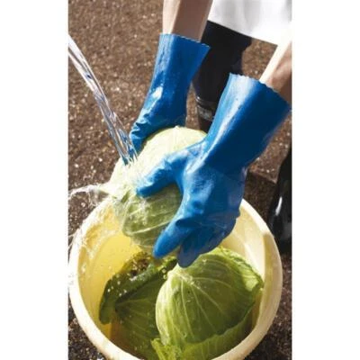 SHOWA dicke wasserdichte Handschuhe Schutzhandschuhe TEMRES 281 Gr. 9 / L - Bild 1 von 4
