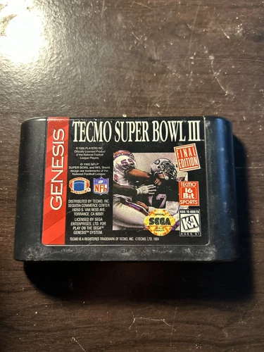 Tecmo Super Bowl III Sega Genesis