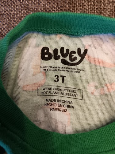 pajama 3T New Christmas Bluey 2 piece Holiday sleepwear Set clothing - Picture 5 of 5