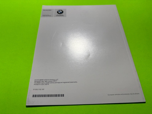 2017 BMW X1 Factory Owners Manual Set & Case *OEM* - Picture 12 of 12