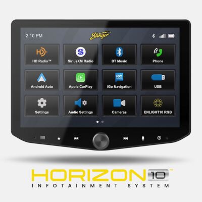 Stinger HORIZON10 IX210 Digital Multimedia Receiver 10.1'' HD Touchscreen Display